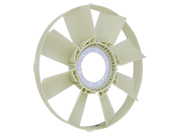 Fan, radiator Plastic